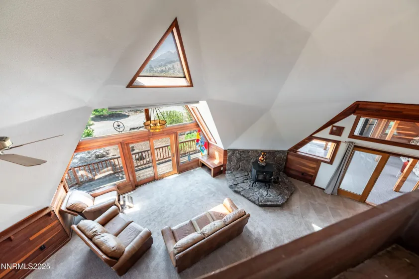 view from main dome loft