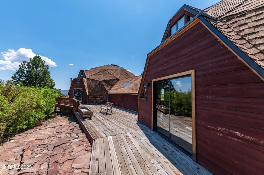 Rear deck next to Whites Creek