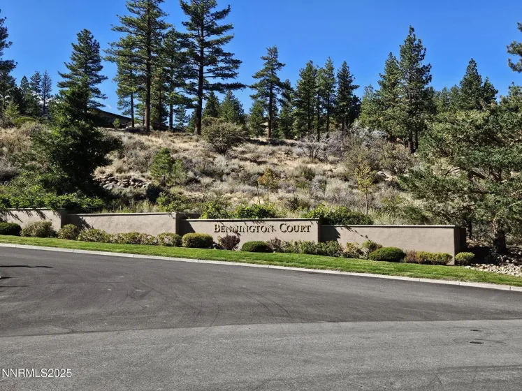 Property Located behind Wall