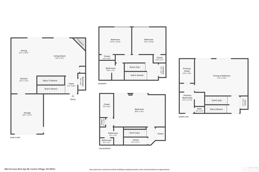 400 Fairview, Incline Village, Nevada 89451, 4 Bedrooms Bedrooms, ,4 BathroomsBathrooms,Residential,Residential,Fairview,250057026