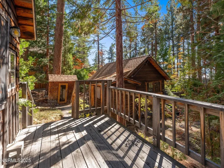Deck on cabin 2