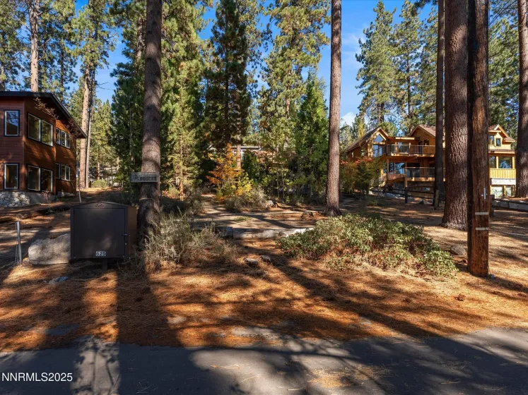 Street view of lot