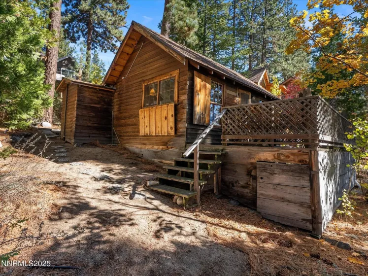 Entrance to cabin 1