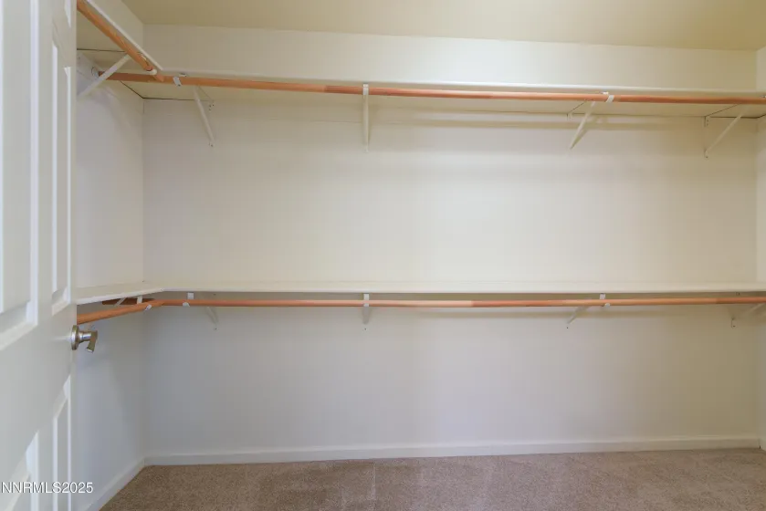 Primary walk-in closet