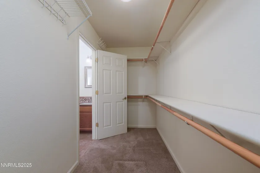 Primary walk-in closet
