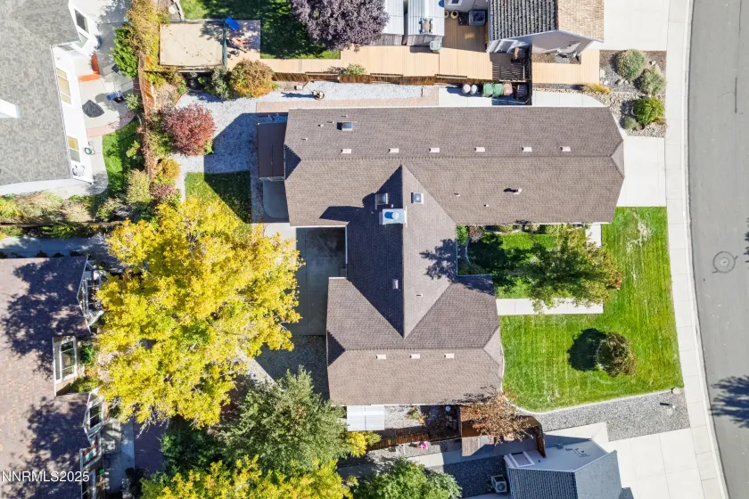 Aerial over home
