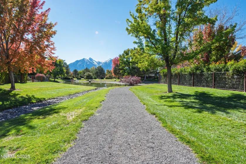 Walking path (across the street)