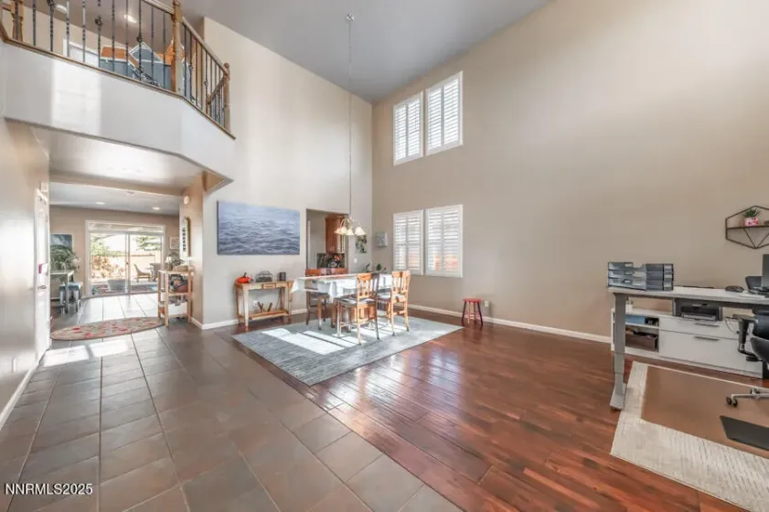 Great room, dining