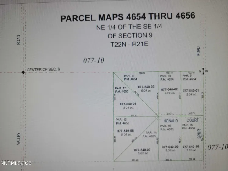 Parcel number 077-540-03