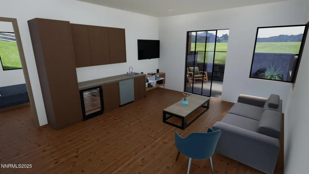Lower level guest suite (rendering) Lower level guest suite (rendering)
