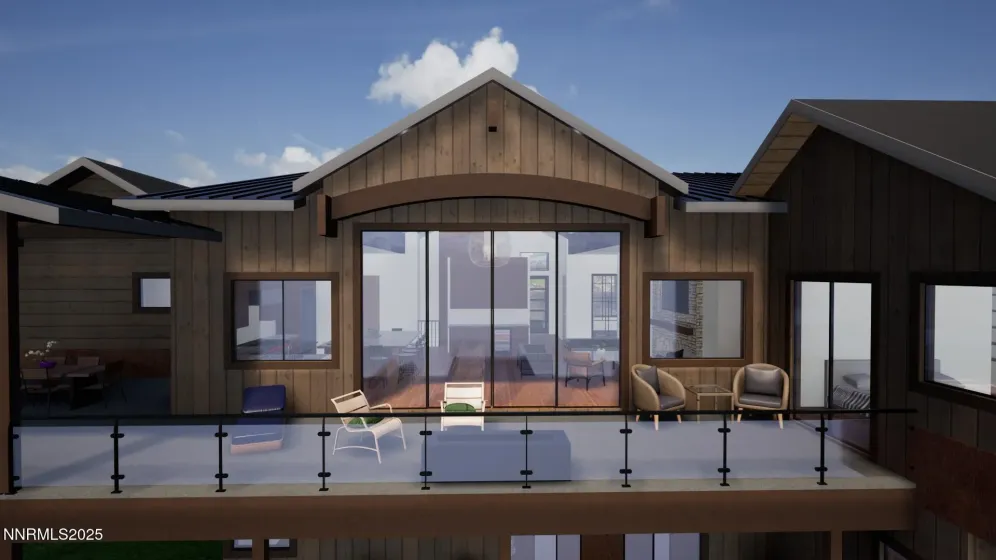 Exterior deck view (rendering) Exterior deck view (rendering)