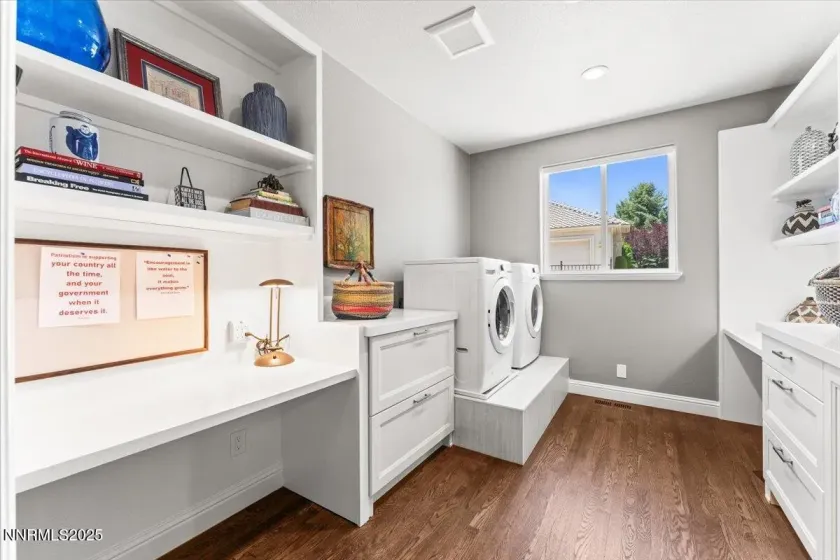 Laundry and Office Area