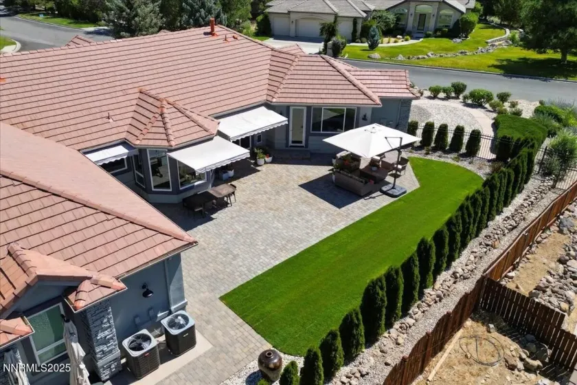 Aerial of Backyard