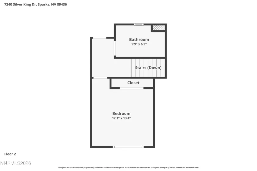 7240 Silver King, Sparks, Nevada 89436, 4 Bedrooms Bedrooms, ,4 BathroomsBathrooms,Residential,Residential,Silver King,250058346