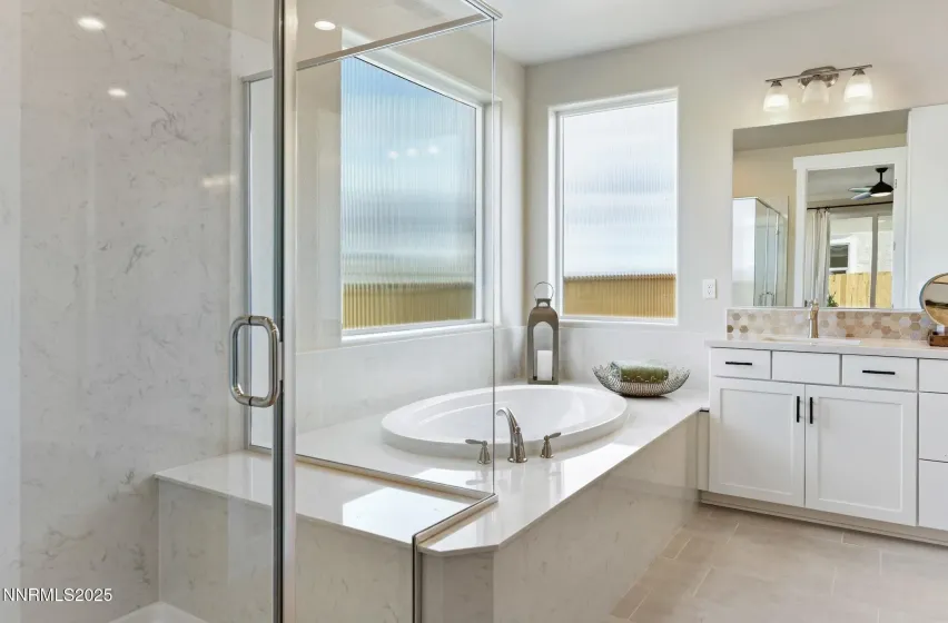 Model Home Plan 1 PRIMARY BATHROOM