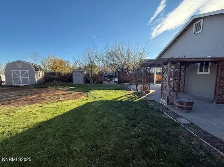 Backyard with Pergola
