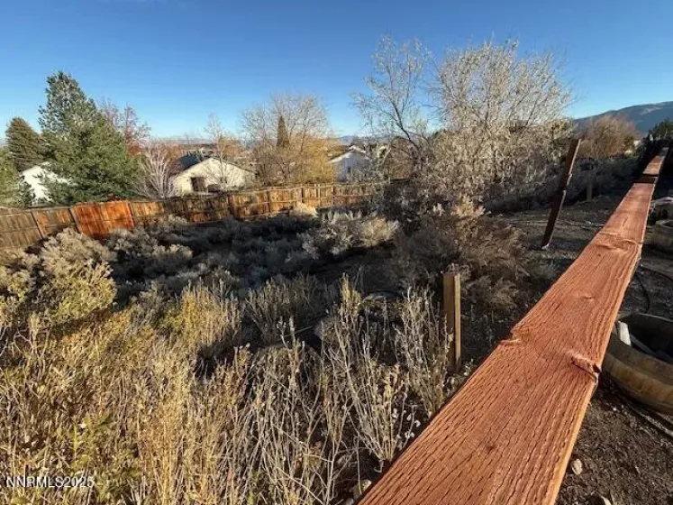 Property beyond fenceline