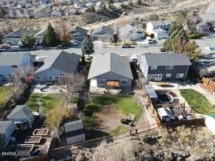 Aerial Rear Yard/Lot