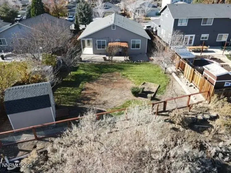 Aerial Rear Yard