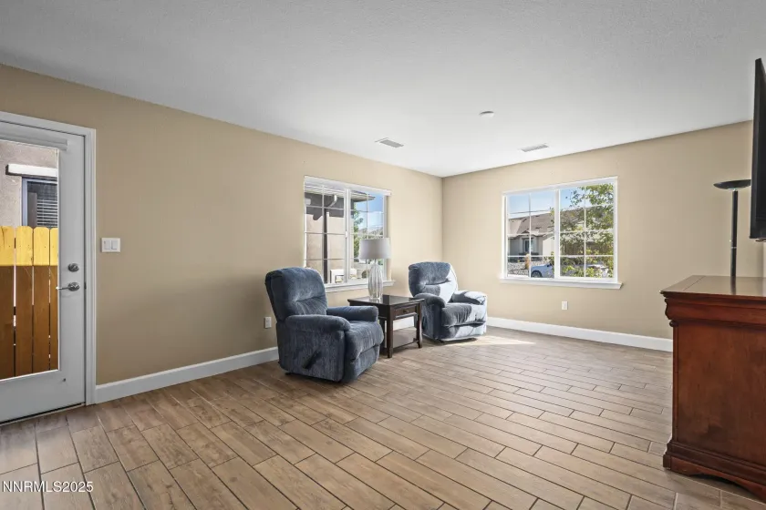 Living room in the in-law suite