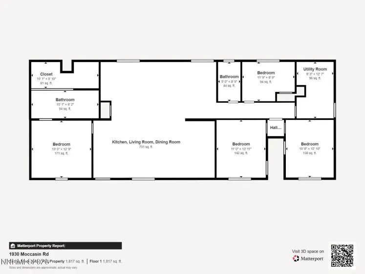 1930 Moccasin, Battle Mountain, Nevada 89820, 4 Bedrooms Bedrooms, ,2 BathroomsBathrooms,Residential,Residential,Moccasin,250058858