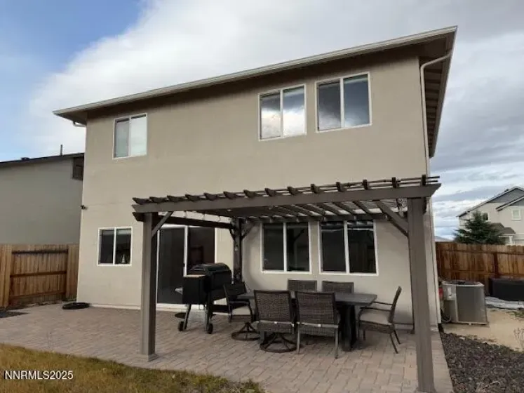 Paver Patio with Pergola
