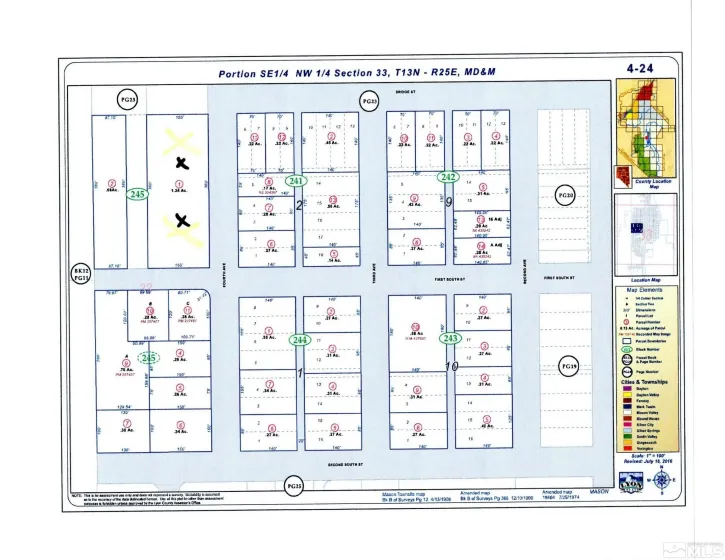 TBD Fourth, Yerington, Nevada 89447, ,Land,Residential,Fourth,240008227