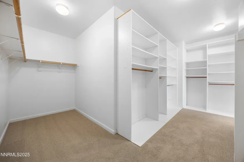 Primary walk-in closet