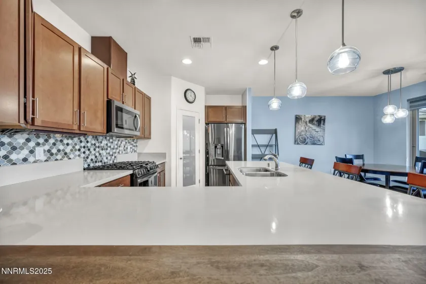 Kitchen with Quartz Countertops