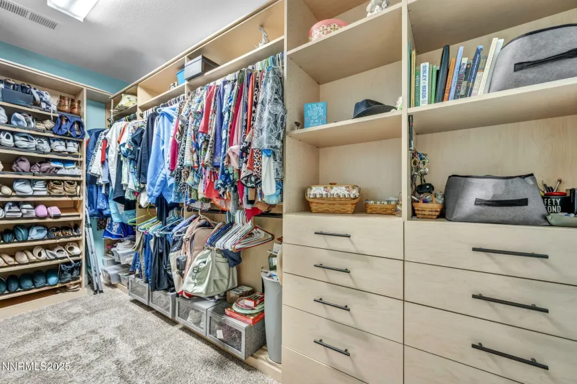 Primary walk-in closet