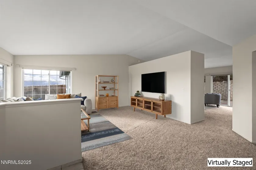 Great room - Living Area Virtually Staged