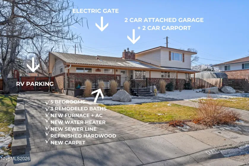 1790 Marla, Reno, Nevada 89509, 5 Bedrooms Bedrooms, ,3 BathroomsBathrooms,Residential,Residential,Marla,260000421