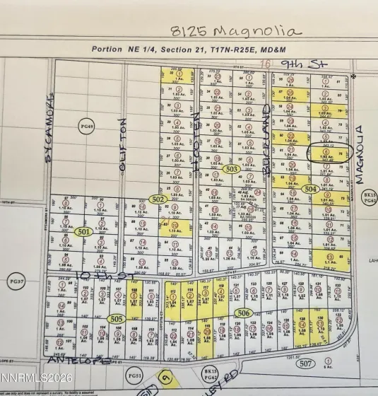 8125 Magnolia, Silver Springs, Nevada 89429, ,Land,Residential,Magnolia,260000567