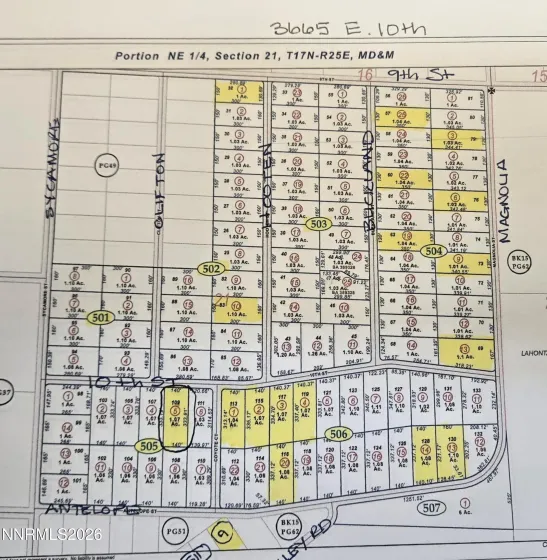 3665 10th, Silver Springs, Nevada 89429, ,Land,Residential,10th,260000573