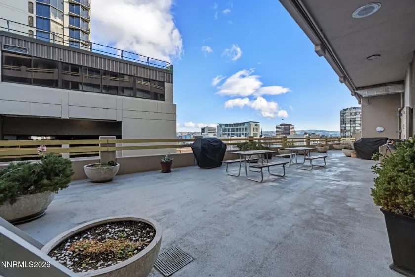 Outside patio- common area