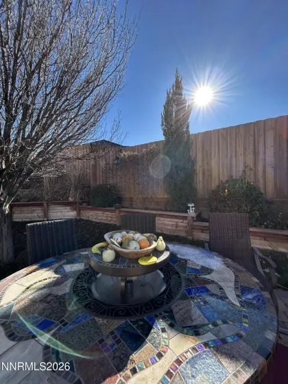 Optional table firepit