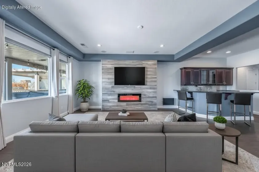 Great Room Virtually Staged