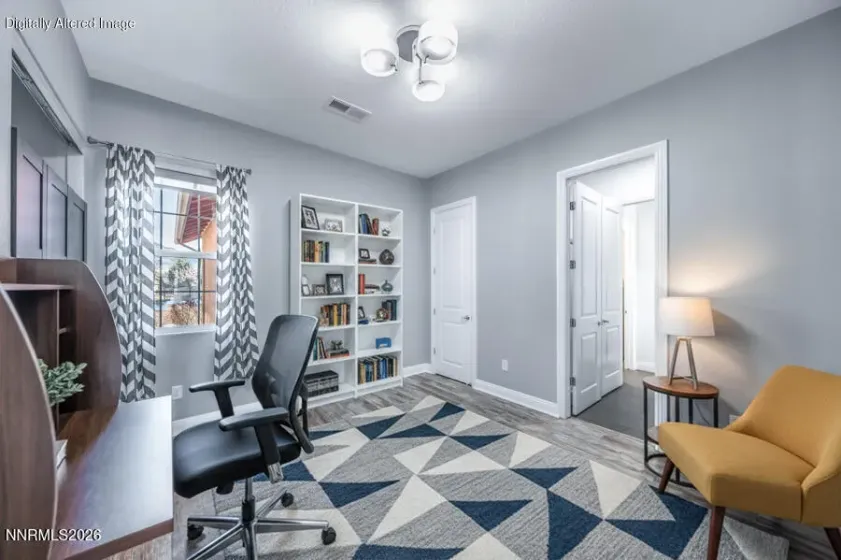 Bedroom/Den Off Entry Virtually Staged