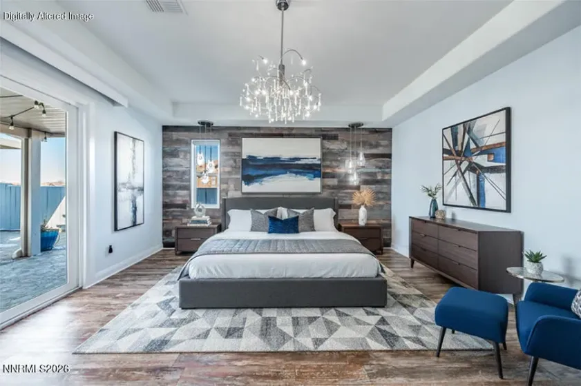 Primary Bedroom Virtual Staged