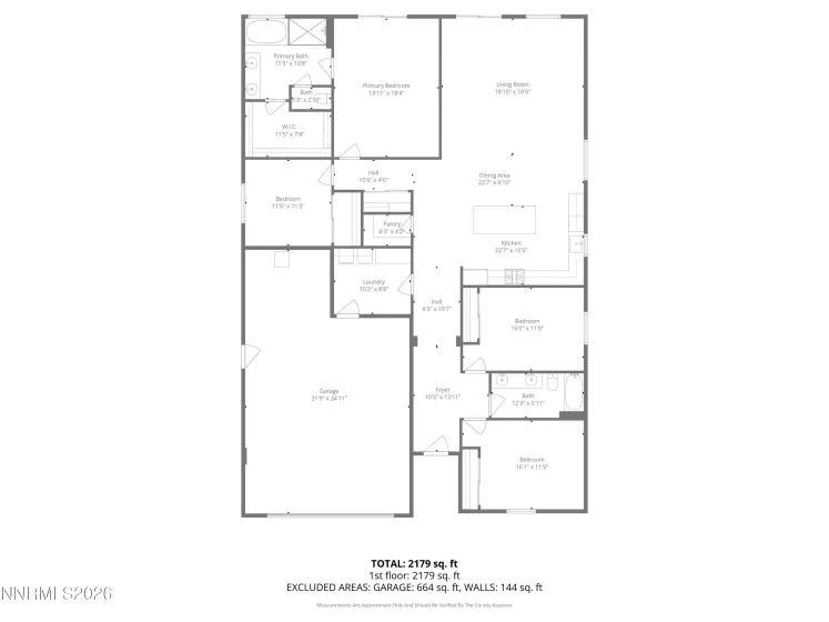 507 Echo Canyon, Dayton, Nevada 89403, 4 Bedrooms Bedrooms, ,2 BathroomsBathrooms,Residential,Residential,Echo Canyon,260000697