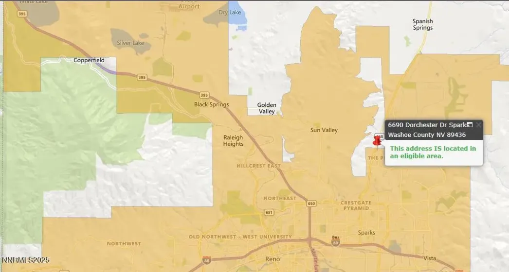 6690 Dorchester, Sparks, Nevada 89436, 3 Bedrooms Bedrooms, ,2 BathroomsBathrooms,Residential,Residential,Dorchester,250006343