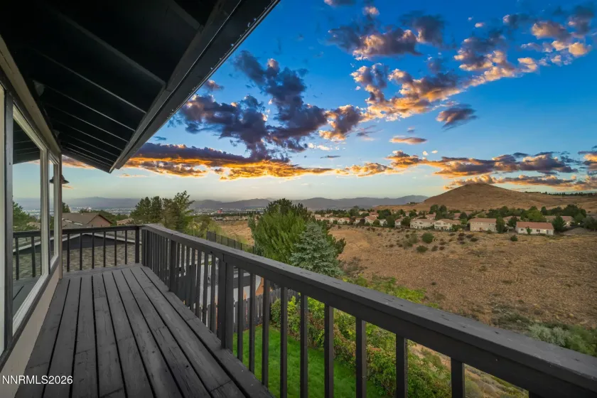 Balcony from recreation room