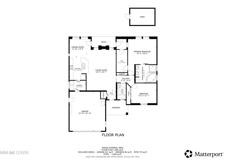 1202 Cottage, Gardnerville, Nevada 89460, 2 Bedrooms Bedrooms, ,2 BathroomsBathrooms,Residential,Residential,Cottage,260000810