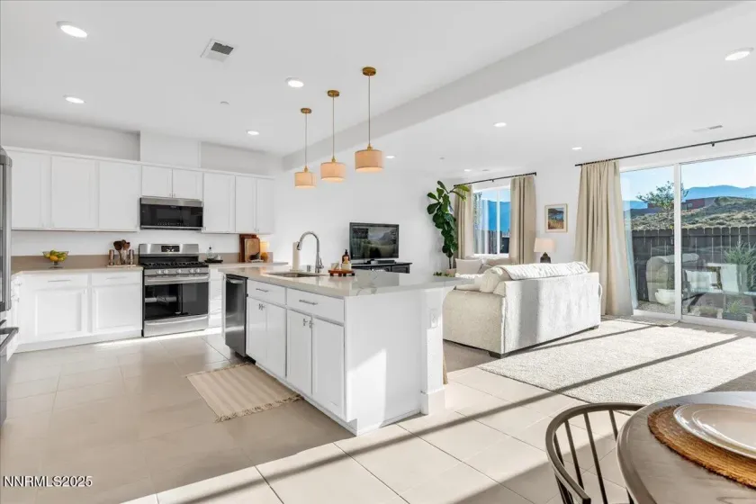 LIght and bright open floor plan...