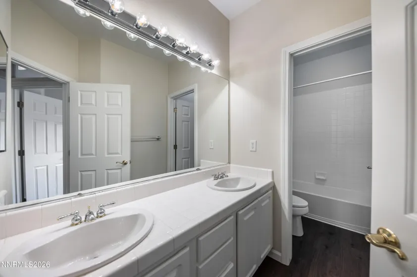 Upstairs guest bathroom