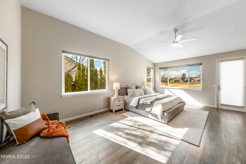 primary downstairs bedroom