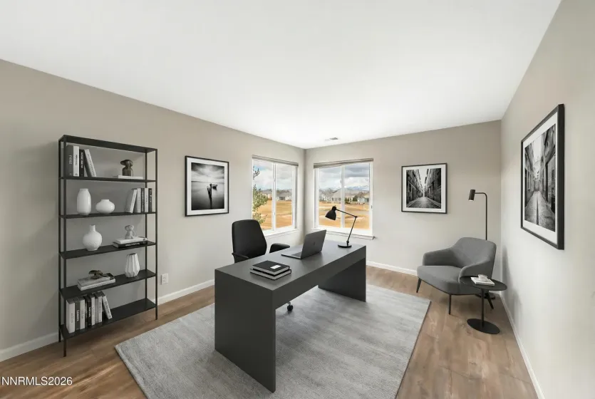 upstairs bedroom or office option