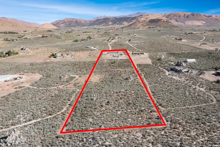 Aerial View with Lot Lines