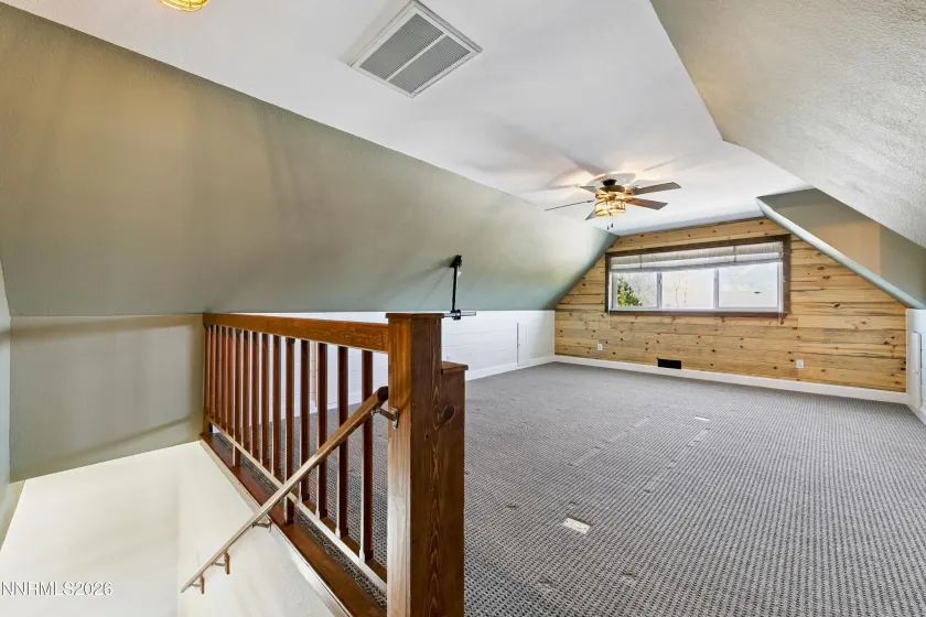 Loft at top of stairs