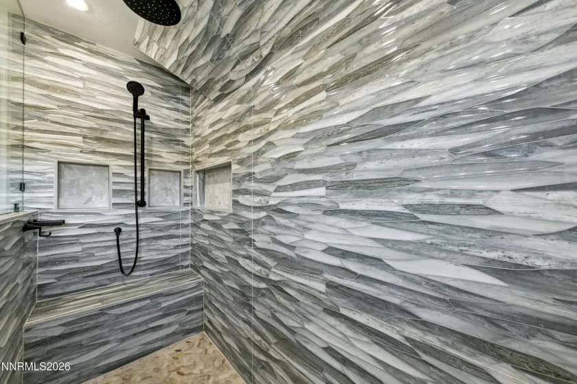 Primary bathroom shower